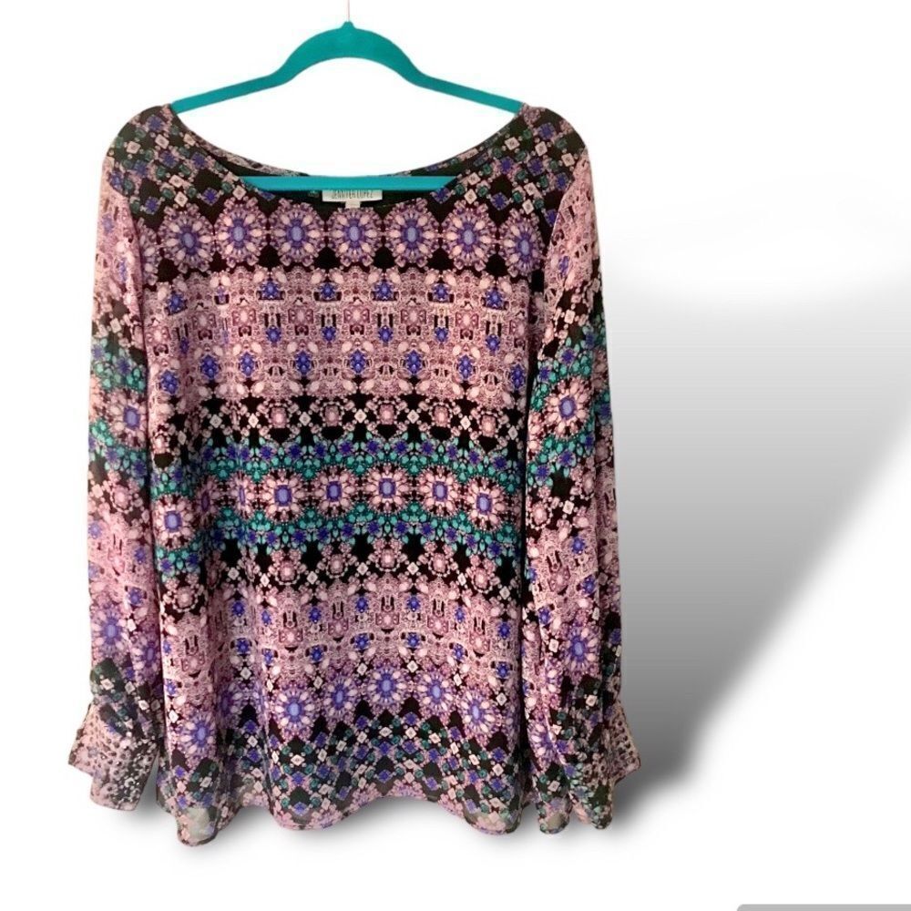 Jennifer Lopez Boho detailed tunic